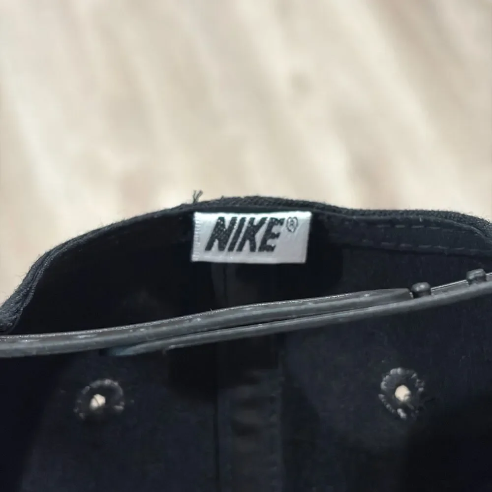 Vintage 90s Nike Air Wool Two Tone Cap Baseball Hat Snapback OSFA Distressed